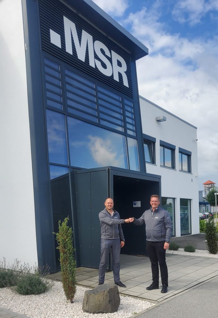 CEO MSR-Group Harald Schmitt, Branch Manager MSR-Nordic Johan Löfgren