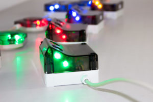 Ultraschallsensor Cross von MSR-Traffic für intelligente Parkleitsysteme im Innenbereich